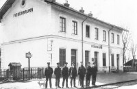 vor 1918 Bahnhof Fieberbrunn