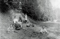 vor 1918 Gruppenbild Fieberbrunn