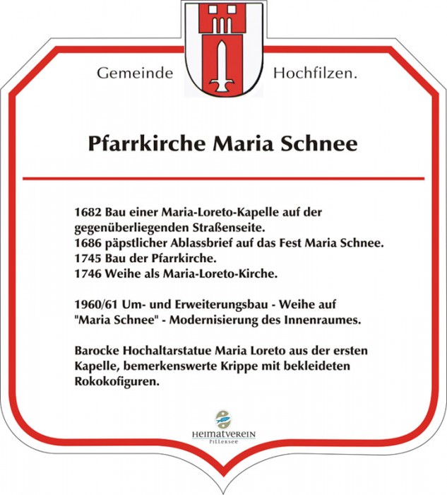 Beschriftungen von historischen Gebäuden und Bauernhöfen