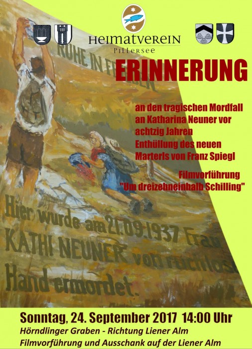 Enthüllung des neuen Neuner-Marterls